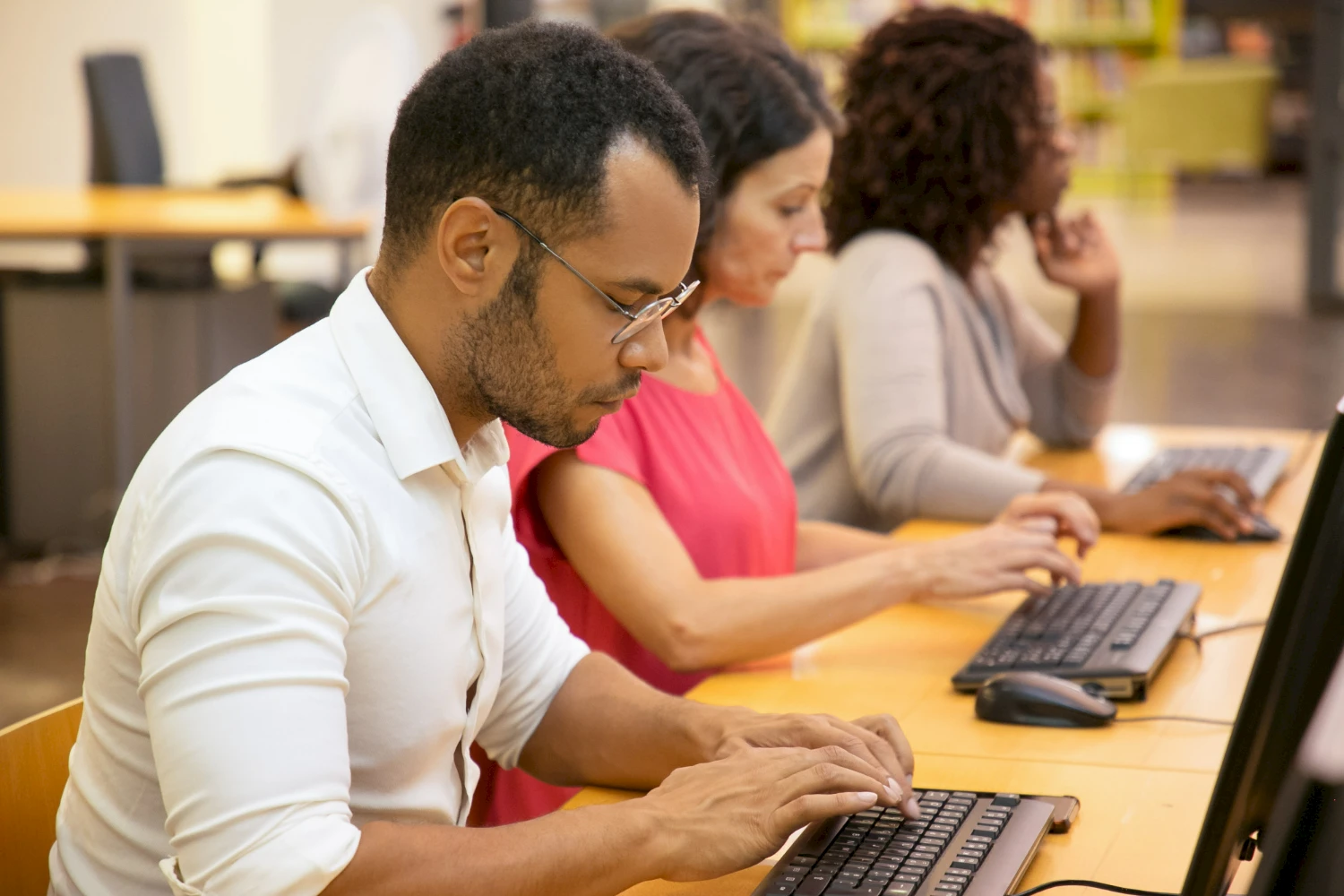 Computer Science Students in Lab